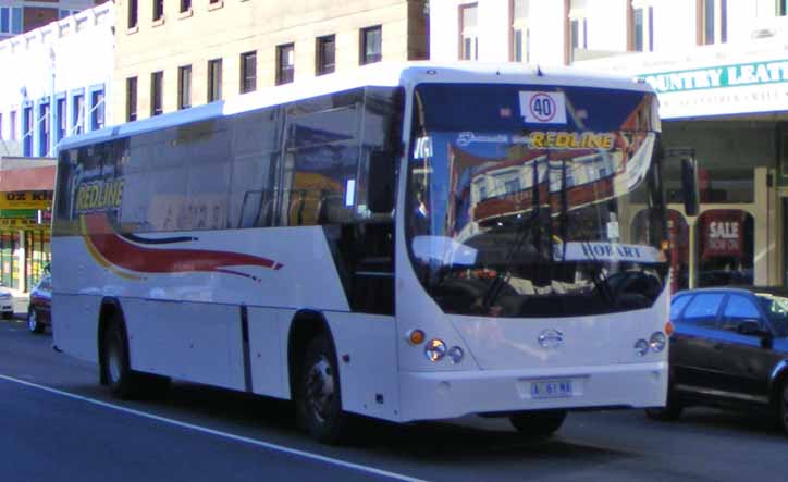 Tasmanian Redline Coaches' Hino RN8J UBC Chiron 70